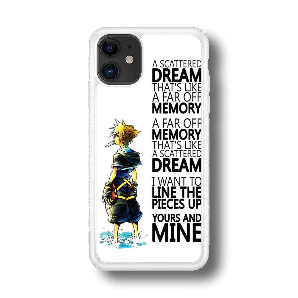 Kingdom Hearts Quote iPhone 11 Case-Phone Case-Rubber White (2D Case)-Altracase