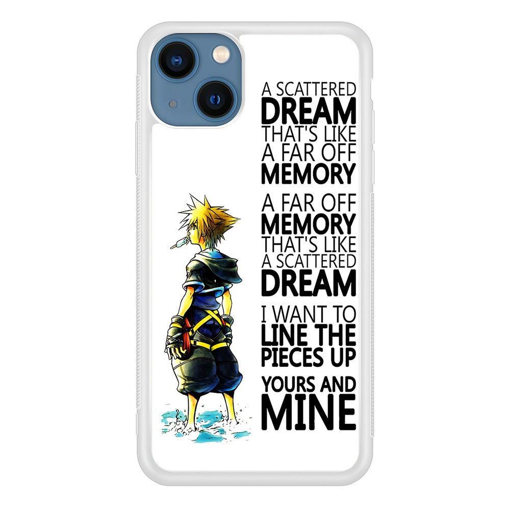 Kingdom Hearts Quote iPhone 13 Mini Case-Phone Case-Rubber White (2D Case)-Altracase