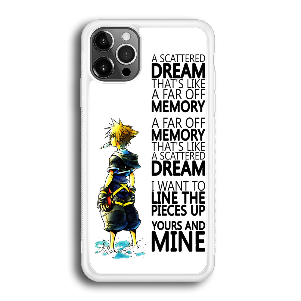 Kingdom Hearts Quote iPhone 12 Pro Max Case-Phone Case-Rubber White (2D Case)-Altracase