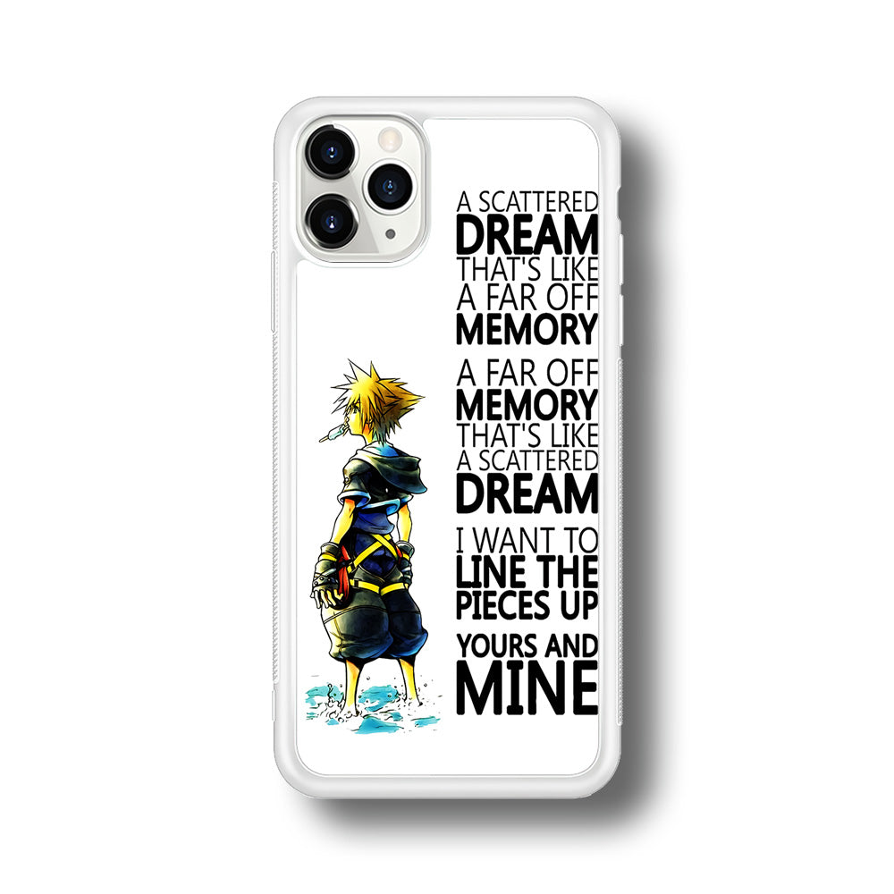 Kingdom Hearts Quote iPhone 11 Pro Max Case-Phone Case-Rubber White (2D Case)-Altracase