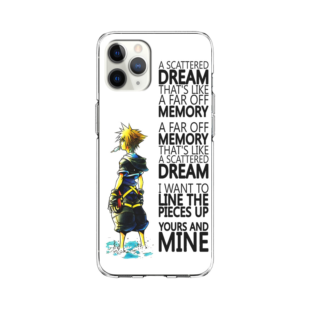 Kingdom Hearts Quote iPhone 11 Pro Case-Phone Case-Clear Soft Case-Altracase