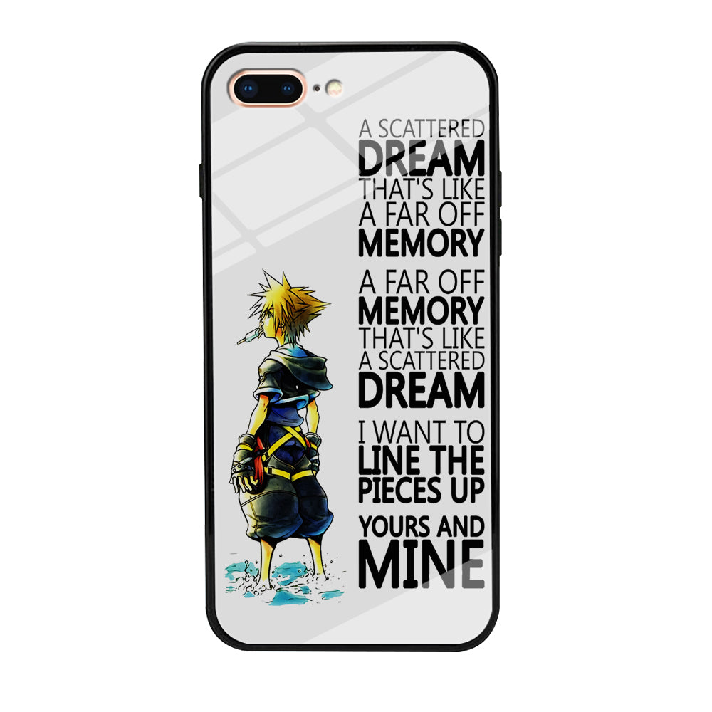 Kingdom Hearts Quote iPhone 8 Plus Case-Phone Case-Tempered Glass Case-Altracase