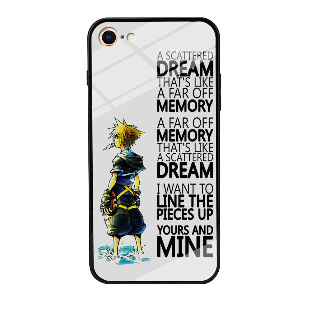 Kingdom Hearts Quote iPhone 7 Case-Phone Case-Tempered Glass Case-Altracase