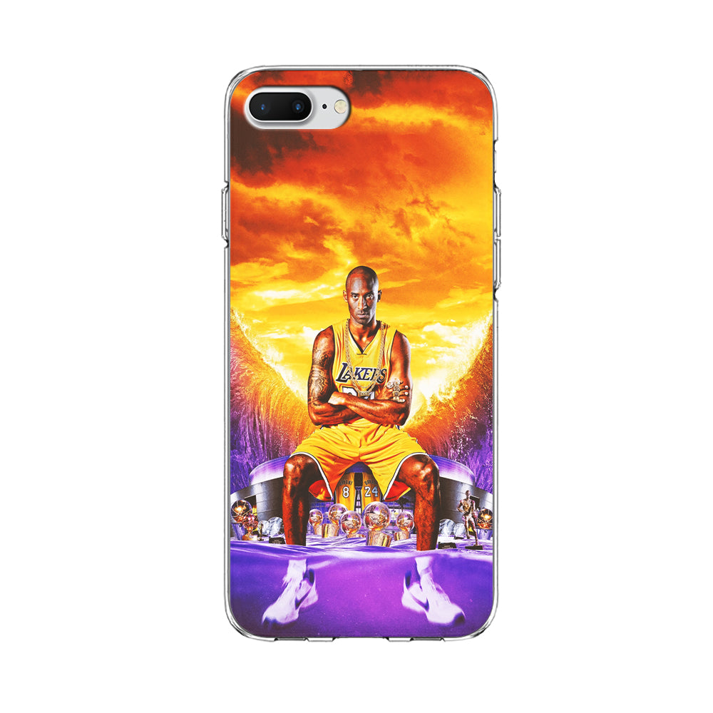 Kobe Bryant Legends Lakers iPhone 7 Plus Case-Phone Case-Clear Soft Case-Altracase