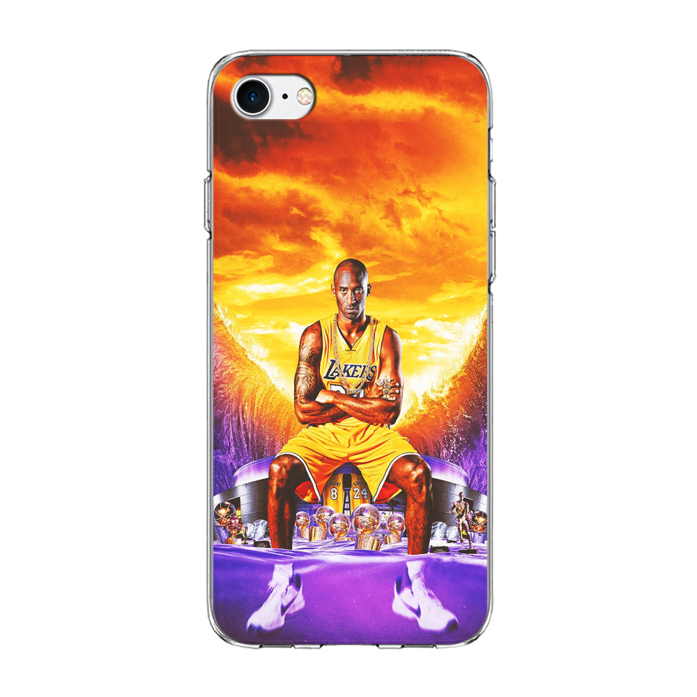 Kobe Bryant Legends Lakers iPhone 7 Case-Phone Case-Clear Soft Case-Altracase