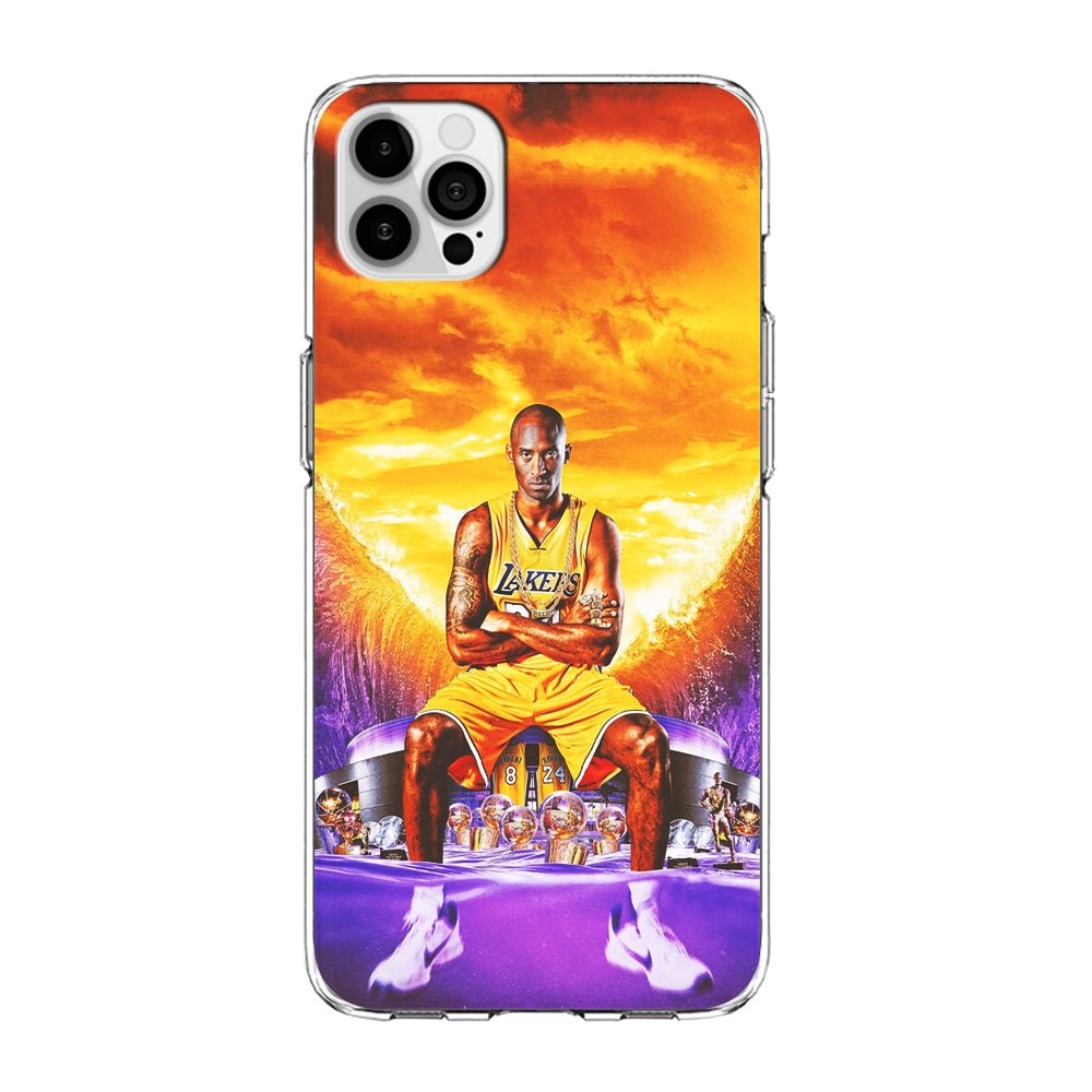 Kobe Bryant Legends Lakers iPhone 13 Pro Max Case-Phone Case-Clear Soft Case-Altracase
