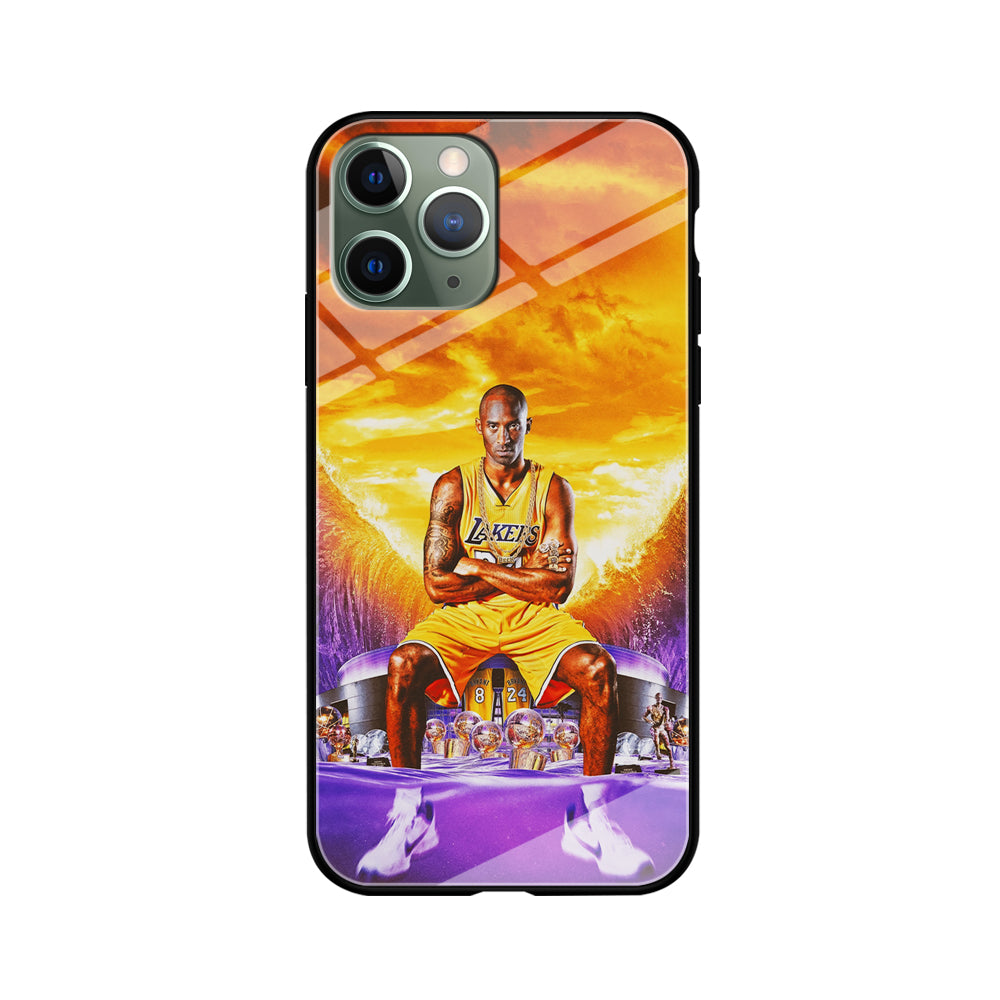 Kobe Bryant Legends Lakers iPhone 11 Pro Max Case-Phone Case-Tempered Glass Case-Altracase