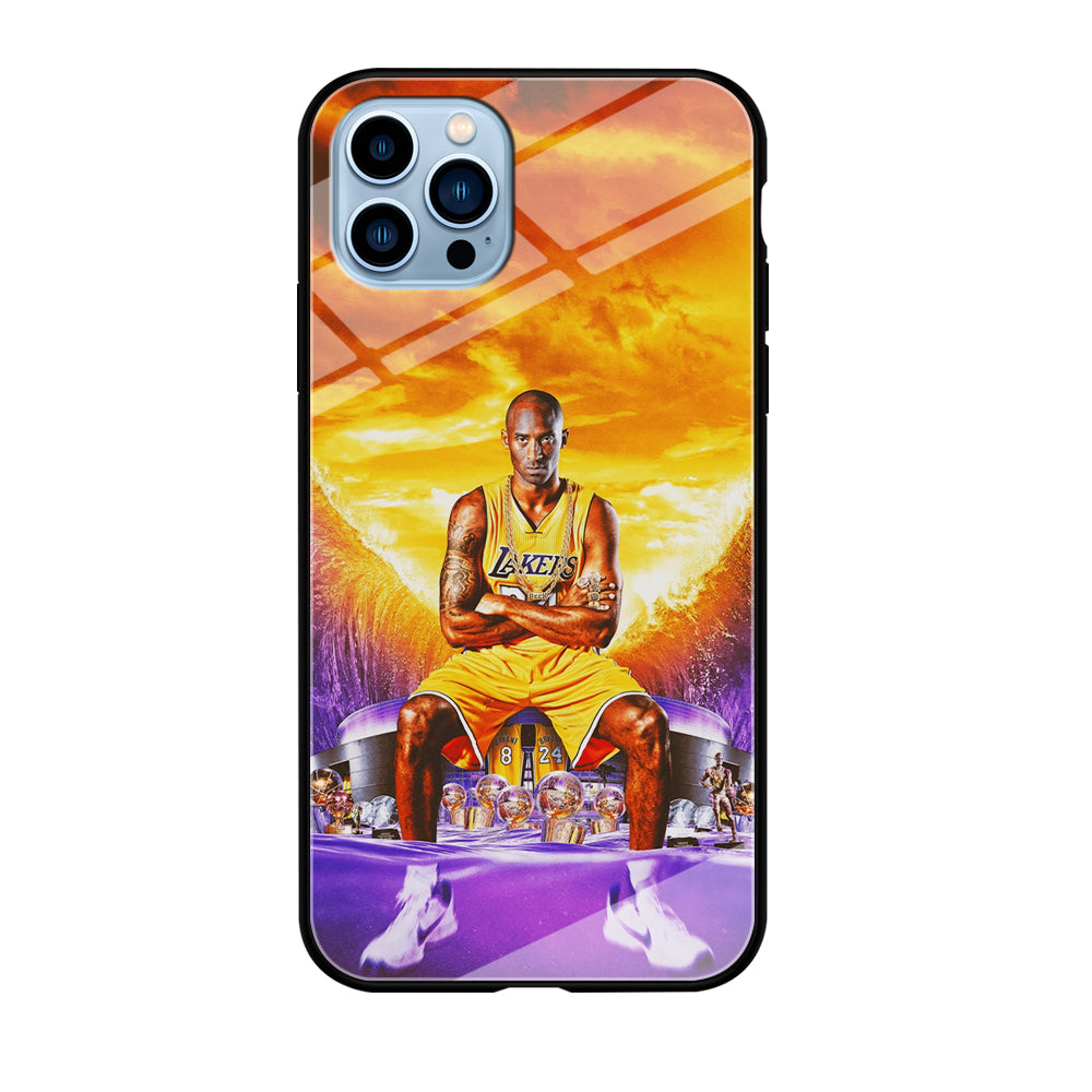 Kobe Bryant Legends Lakers iPhone 12 Pro Max Case-Phone Case-Tempered Glass Case-Altracase