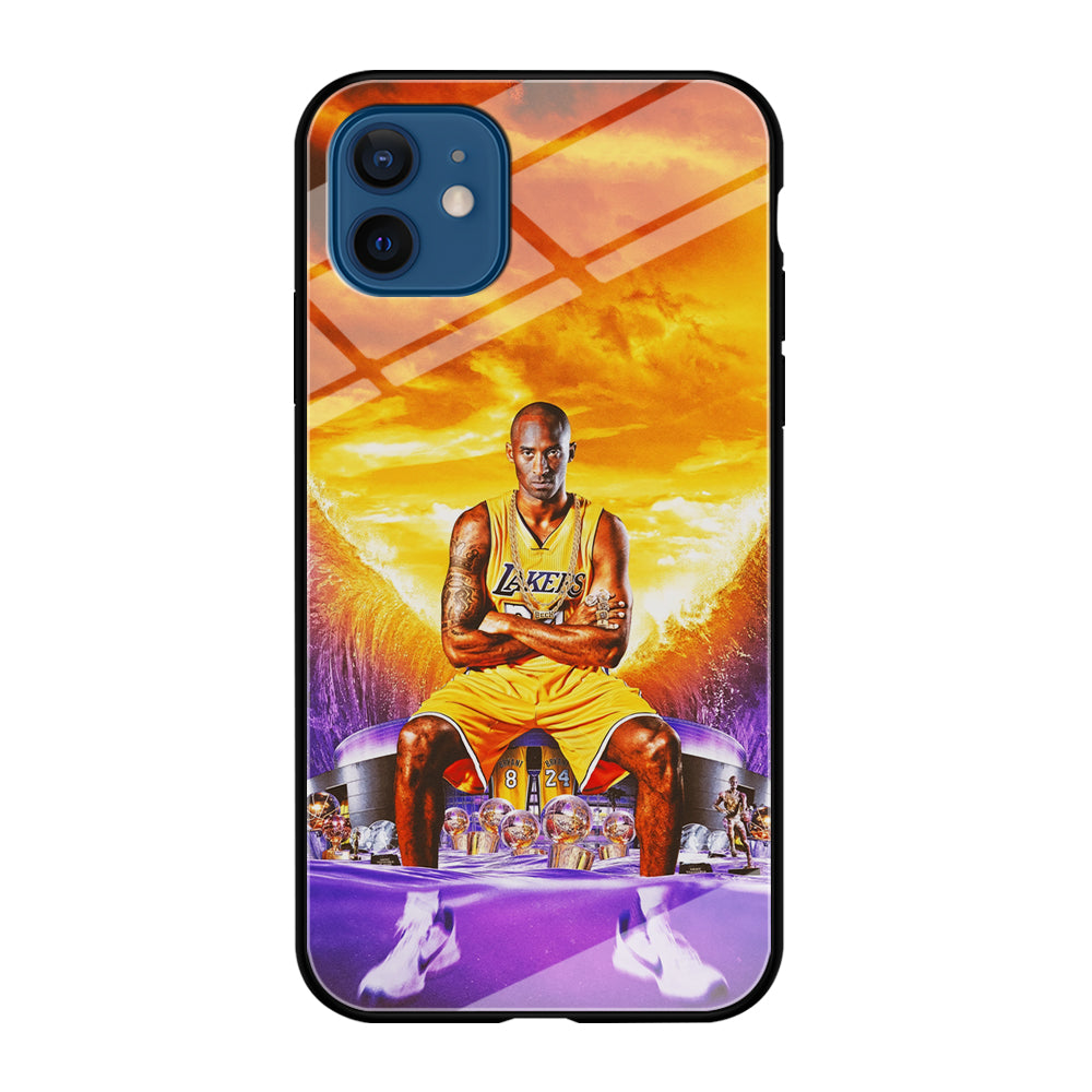 Kobe Bryant Legends Lakers iPhone 12 Case-Phone Case-Tempered Glass Case-Altracase
