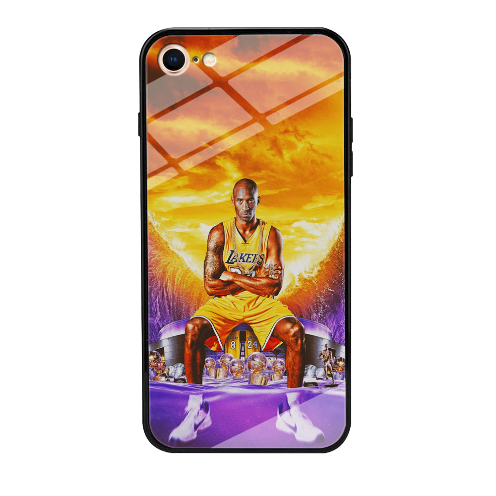 Kobe Bryant Legends Lakers iPhone 7 Case-Phone Case-Tempered Glass Case-Altracase