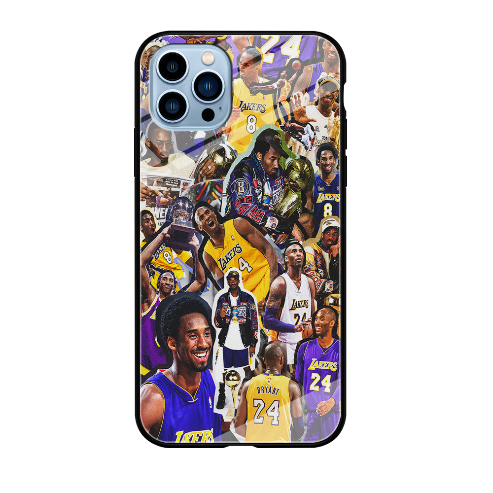Kobe bryant lakers Collage iPhone 12 Pro Case-Phone Case-Tempered Glass Case-Altracase