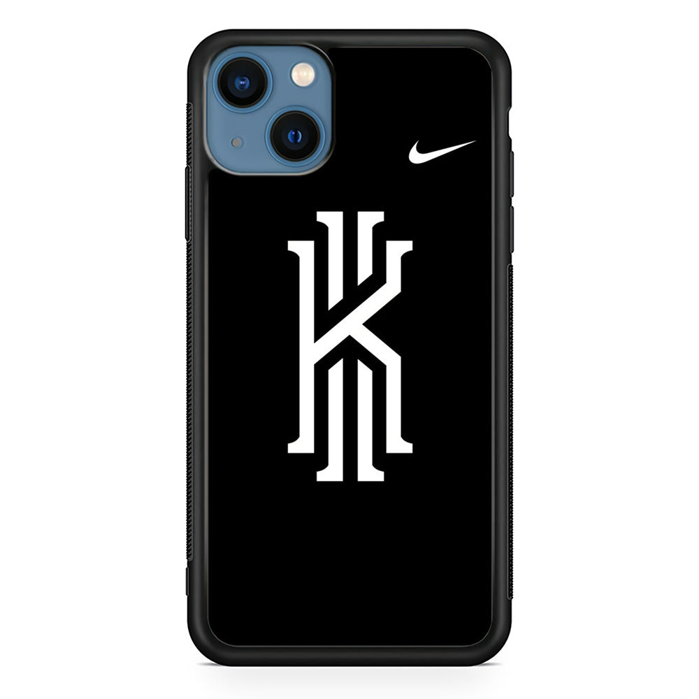 Kyrie Irving Logo 001 iPhone 13 Mini Case-Mobile Phone Case-Rubber Black (2D Case)-Altracase