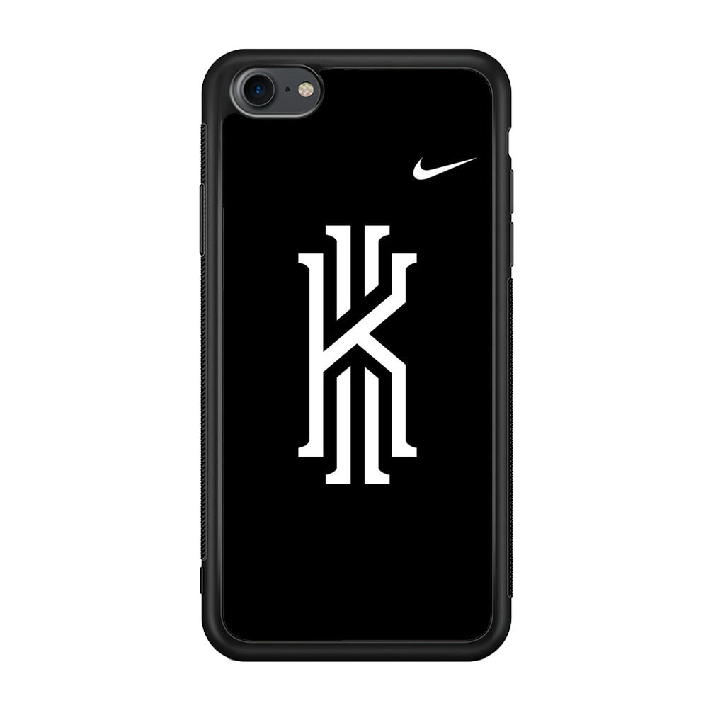 Kyrie Irving Logo 001 iPhone 8 Case-Mobile Phone Case-Rubber Black (2D Case)-Altracase