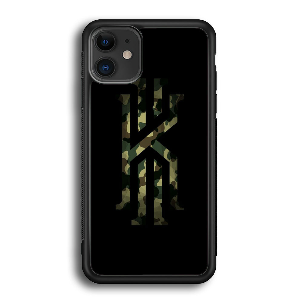 Kyrie Irving Logo 002 iPhone 12 Case-Mobile Phone Case-Rubber Black (2D Case)-Altracase