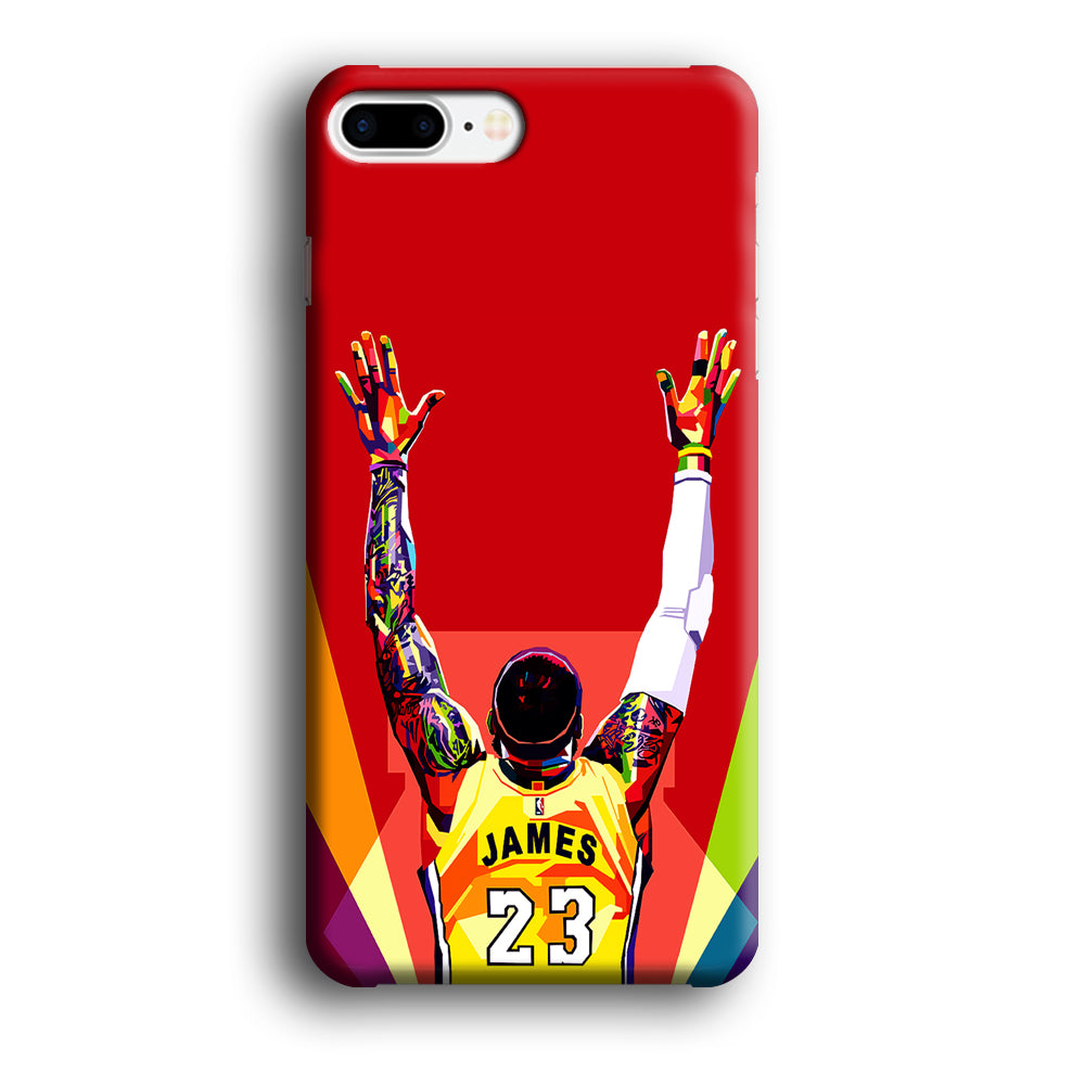 Lebron James Colorful Pop Art iPhone 8 Plus Case-Phone Case-3D Case-Altracase