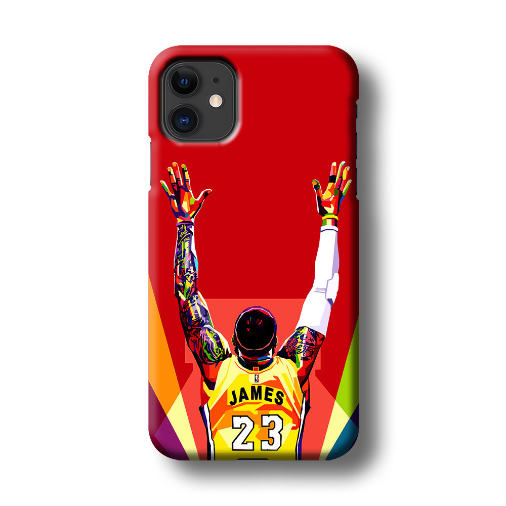 Lebron James Colorful Pop Art iPhone 11 Case-Phone Case-3D Case-Altracase