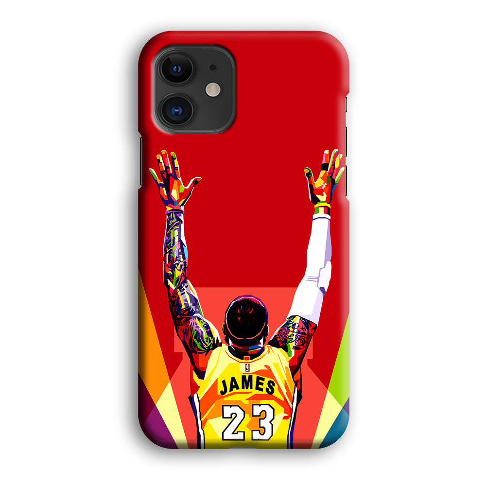Lebron James Colorful Pop Art iPhone 12 Case-Phone Case-3D Case-Altracase