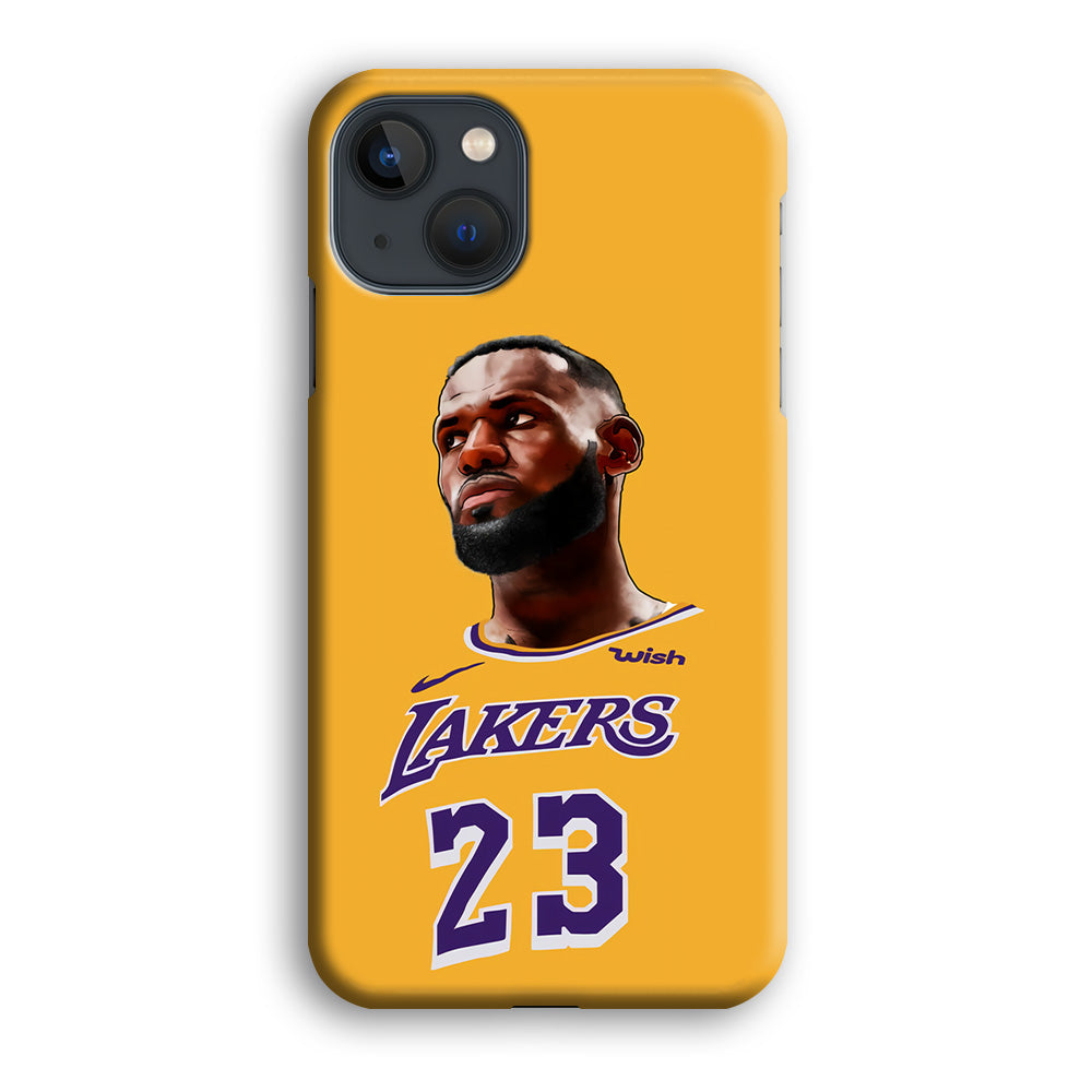 Lebron James Lakers iPhone 13 Mini Case-Phone Case-3D Case-Altracase