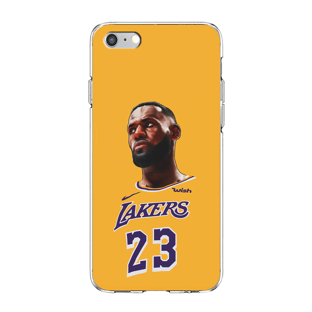 Lebron James Lakers iPhone 6 | 6s Case-Phone Case-Clear Soft Case-Altracase