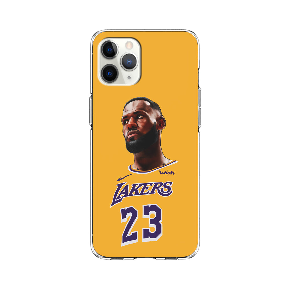 Lebron James Lakers iPhone 11 Pro Max Case-Phone Case-Clear Soft Case-Altracase