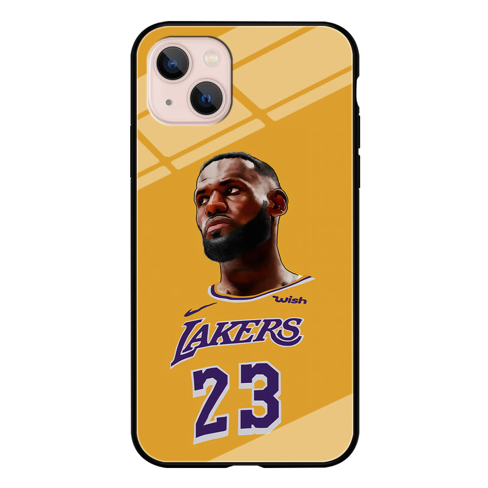 Lebron James Lakers iPhone 15 Case-Phone Case-Tempered Glass Case-Altracase