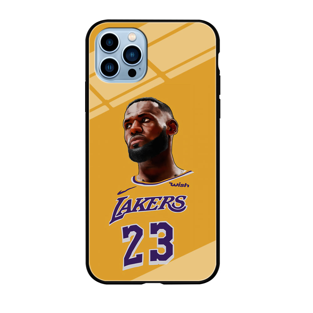 Lebron James Lakers iPhone 12 Pro Max Case-Phone Case-Tempered Glass Case-Altracase