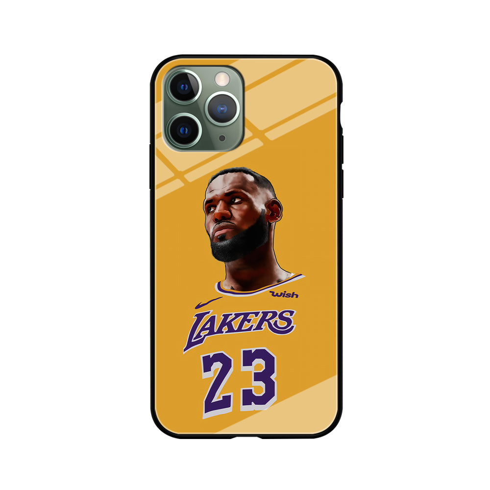 Lebron James Lakers iPhone 11 Pro Max Case-Phone Case-Tempered Glass Case-Altracase