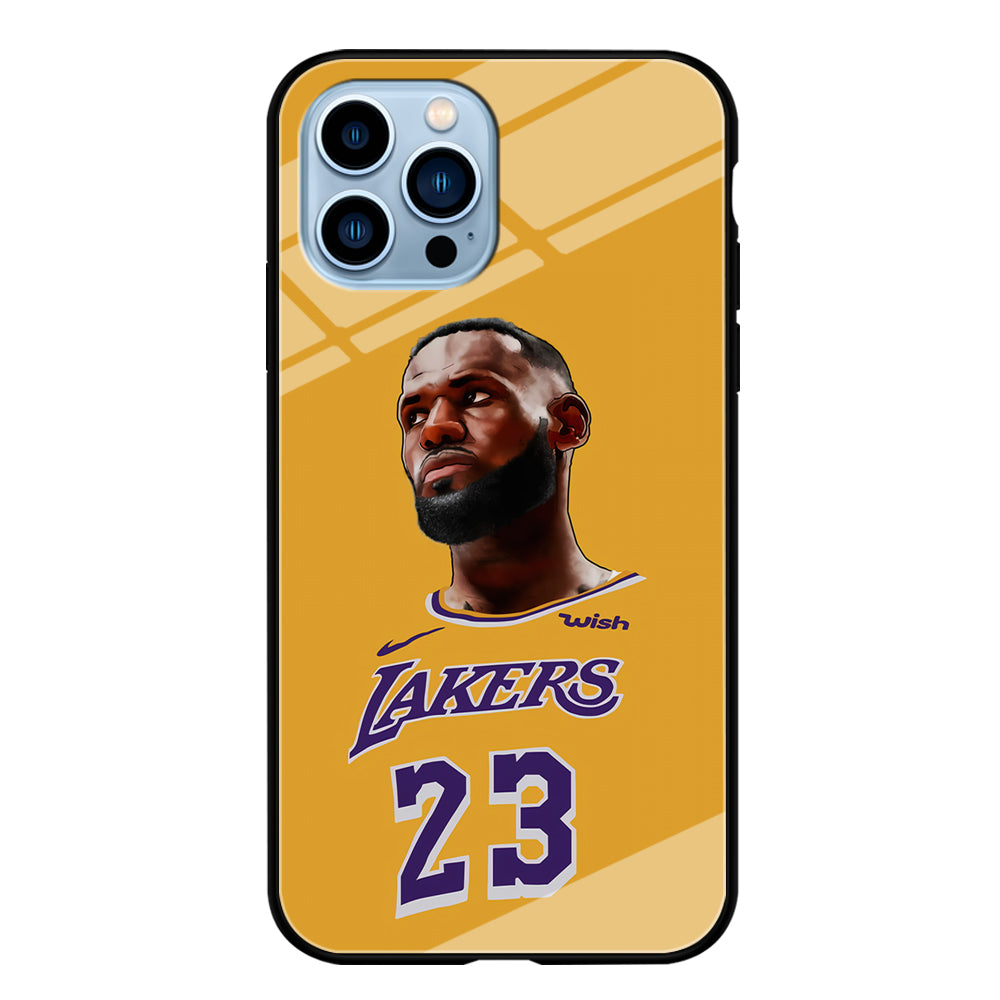 Lebron James Lakers iPhone 13 Pro Case-Phone Case-Tempered Glass Case-Altracase