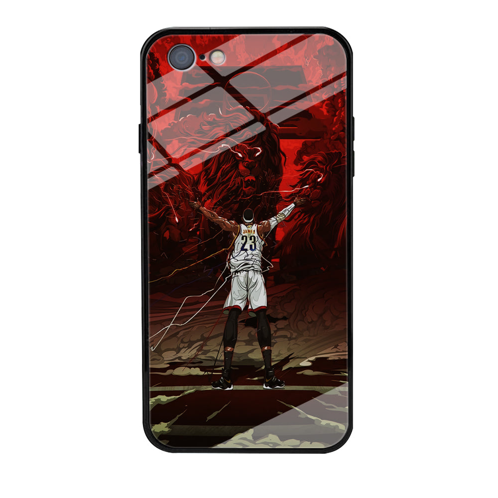 Lebron James Lion Art iPhone 6 | 6s Case-Phone Case-Tempered Glass Case-Altracase