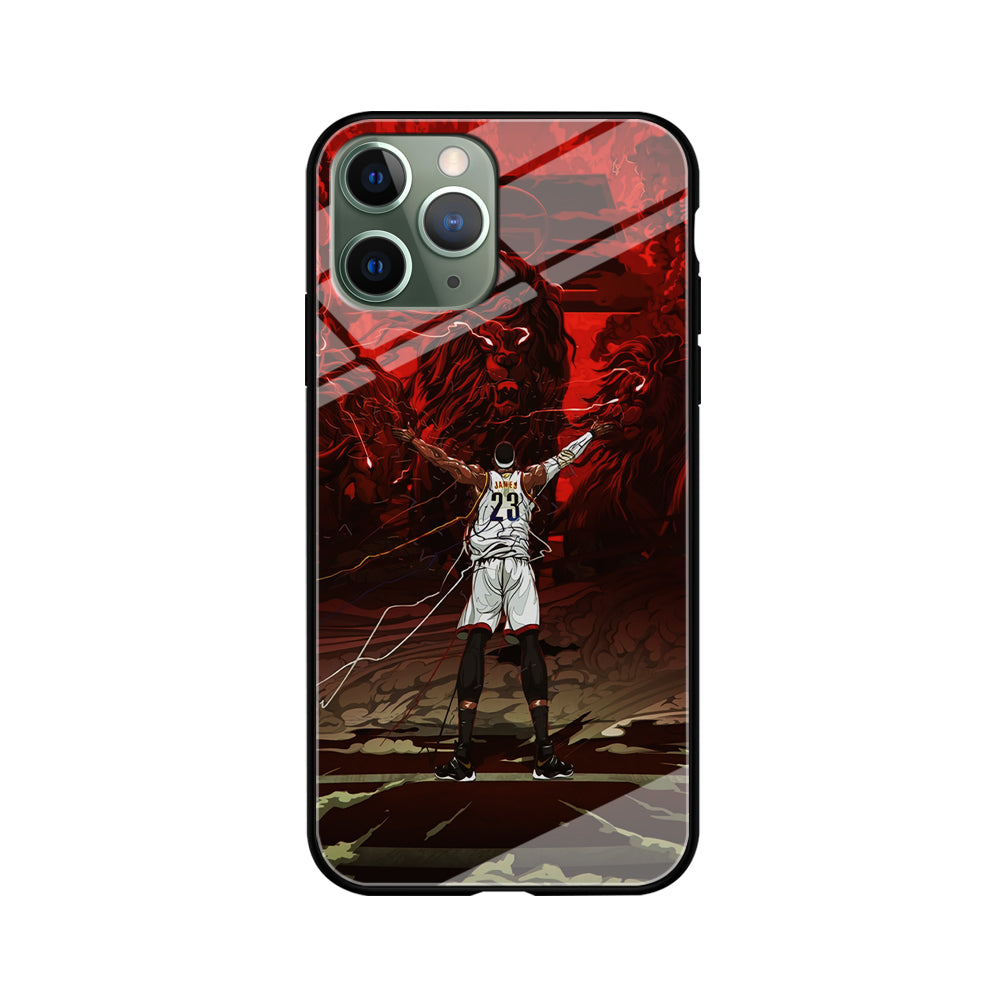 Lebron James Lion Art iPhone 11 Pro Case-Phone Case-Tempered Glass Case-Altracase