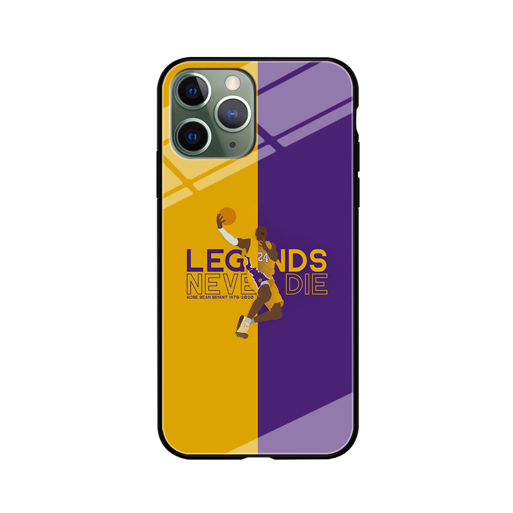 Legend Kobe Bryant 24 Lakers iPhone 11 Pro Case-Phone Case-Tempered Glass Case-Altracase