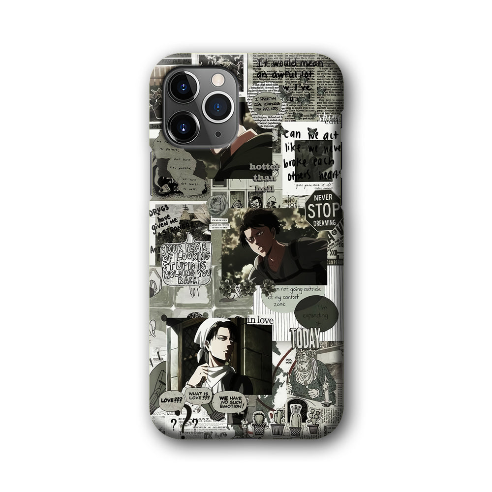 Levi Ackerman Aesthetic iPhone 11 Pro Case-Phone Case-3D Case-Altracase