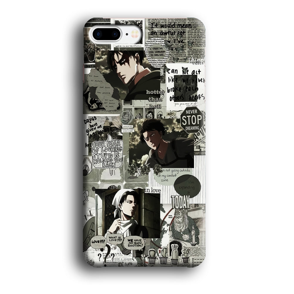Levi Ackerman Aesthetic iPhone 8 Plus Case-Phone Case-3D Case-Altracase