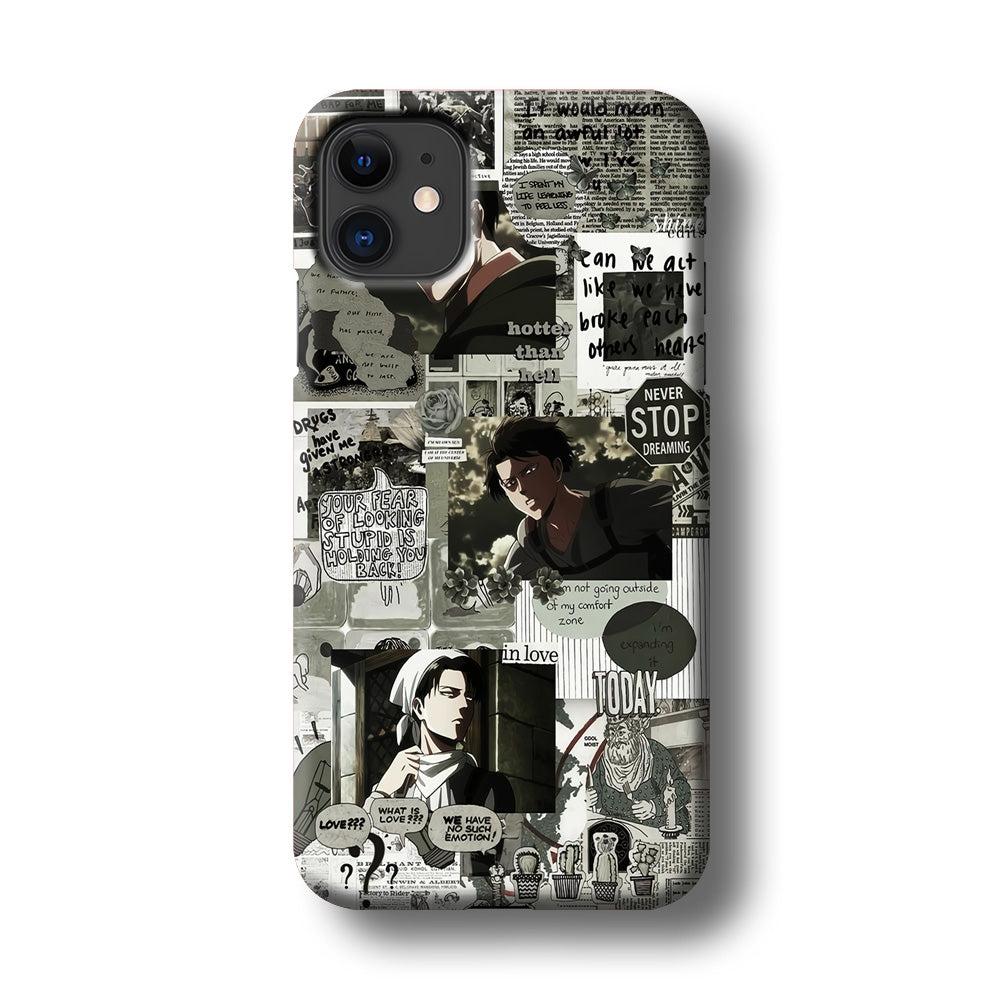 Levi Ackerman Aesthetic iPhone 11 Case-Phone Case-3D Case-Altracase