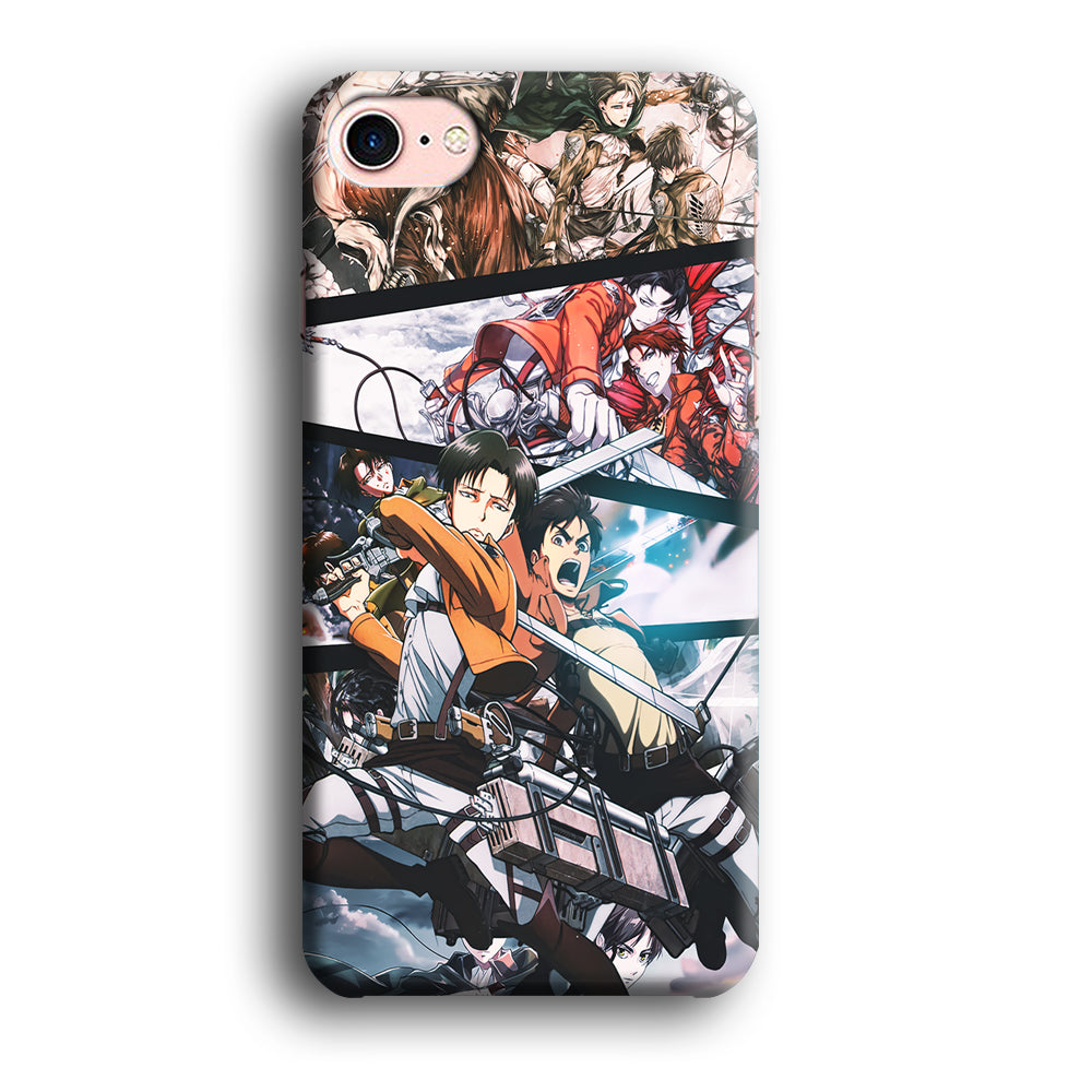 Levi Eren Collage iPhone 7 Case-Phone Case-3D Case-Altracase
