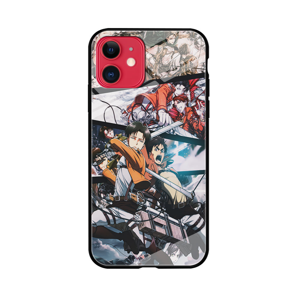Levi Eren Collage iPhone 11 Case-Phone Case-Tempered Glass Case-Altracase