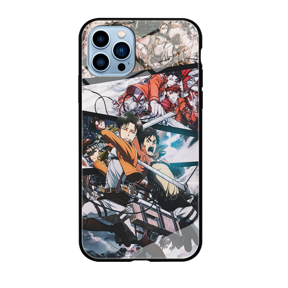 Levi Eren Collage iPhone 12 Pro Max Case-Phone Case-Tempered Glass Case-Altracase