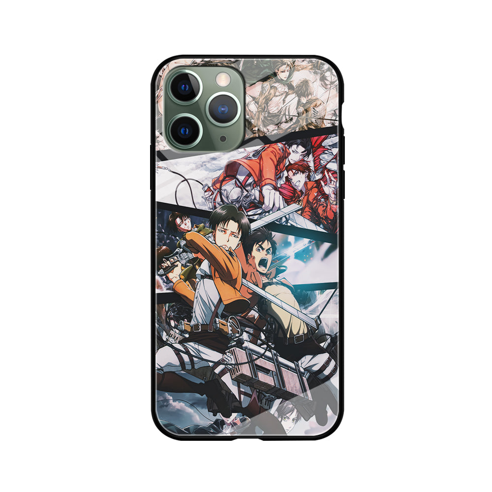Levi Eren Collage iPhone 11 Pro Max Case-Phone Case-Tempered Glass Case-Altracase