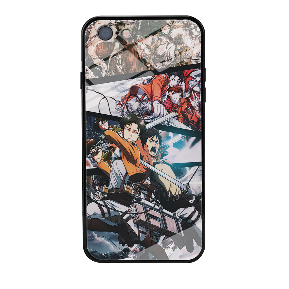 Levi Eren Collage iPhone 6 Plus | 6s Plus Case-Phone Case-Tempered Glass Case-Altracase