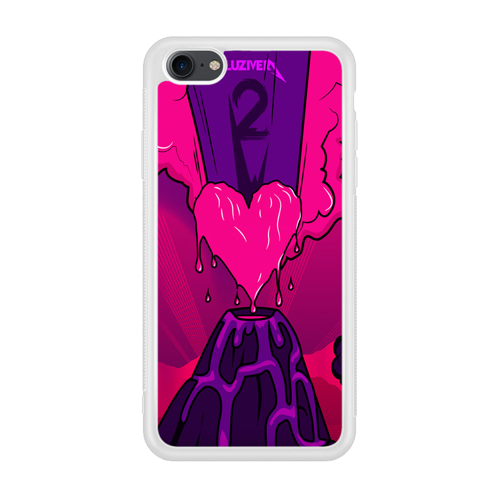 Lil Uzi Vert Cover Art iPhone 7 Case-Phone Case-Rubber White (2D Case)-Altracase