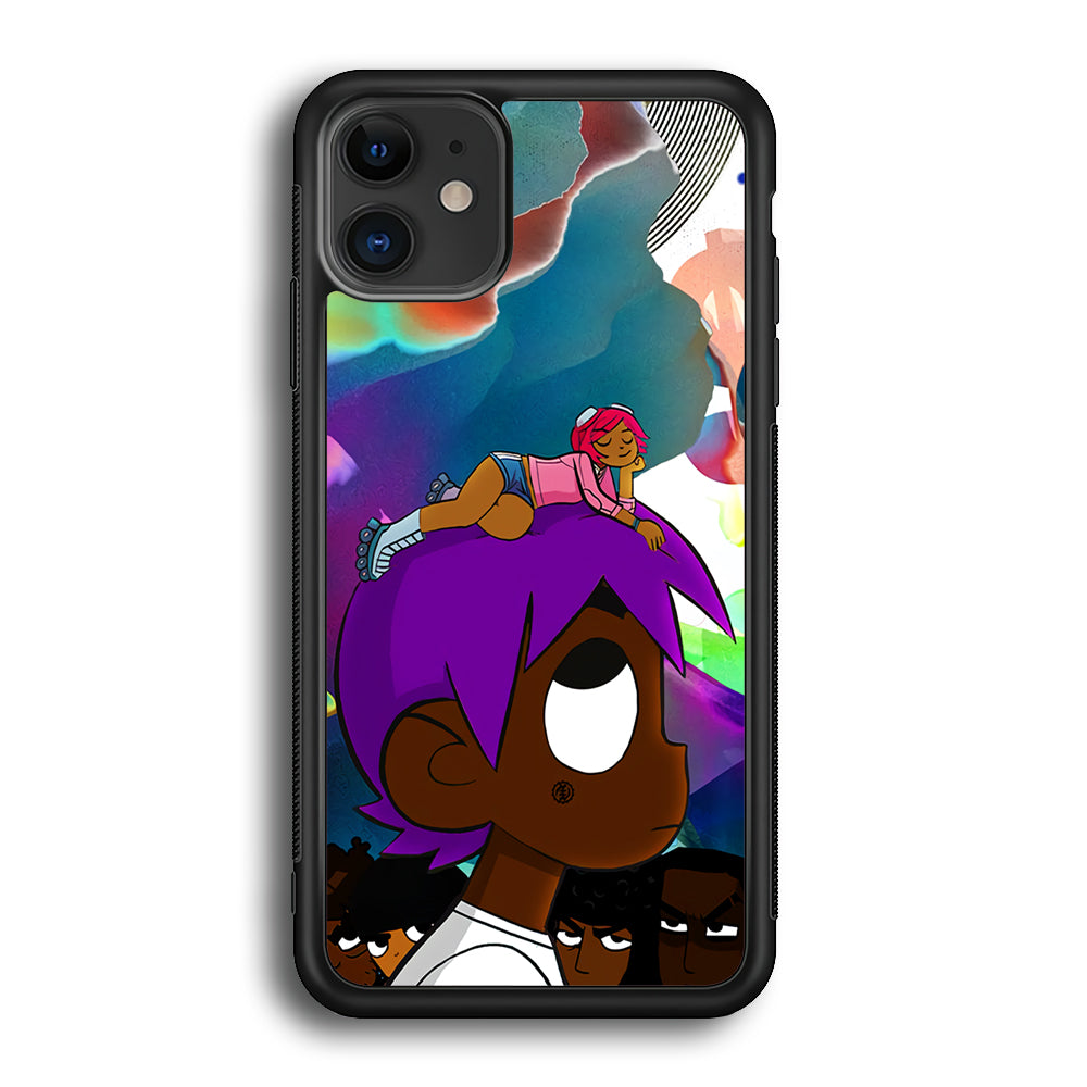 Lil Uzi Vert VS The World iPhone 12 Case-Phone Case-Rubber Black (2D Case)-Altracase