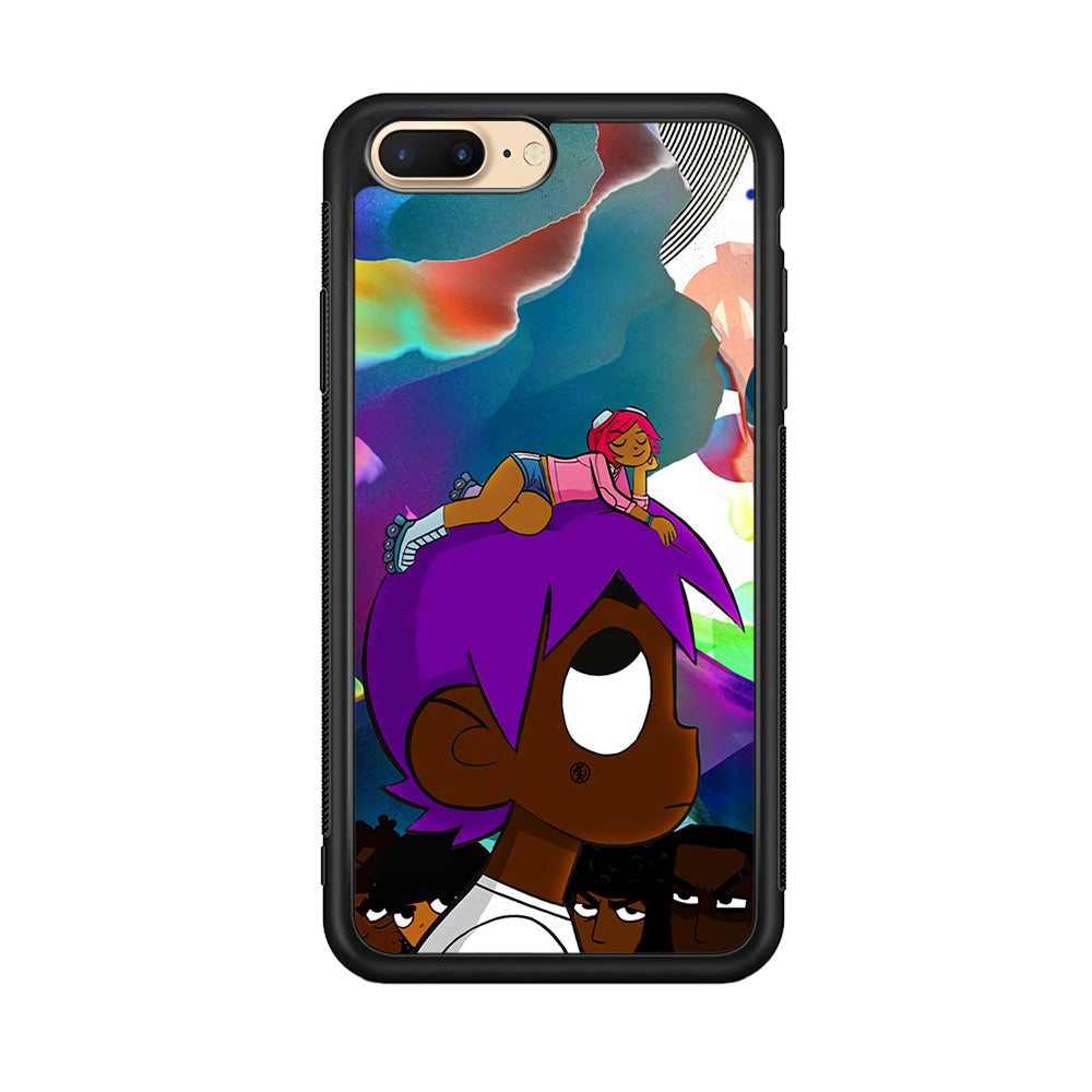 Lil Uzi Vert VS The World iPhone 7 Plus Case-Phone Case-Rubber Black (2D Case)-Altracase