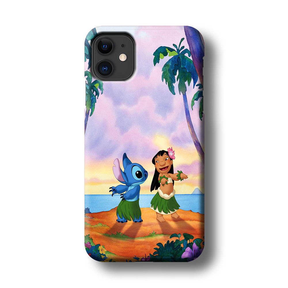 Lilo and Stitch Dancing iPhone 11 Case-Phone Case-3D Case-Altracase