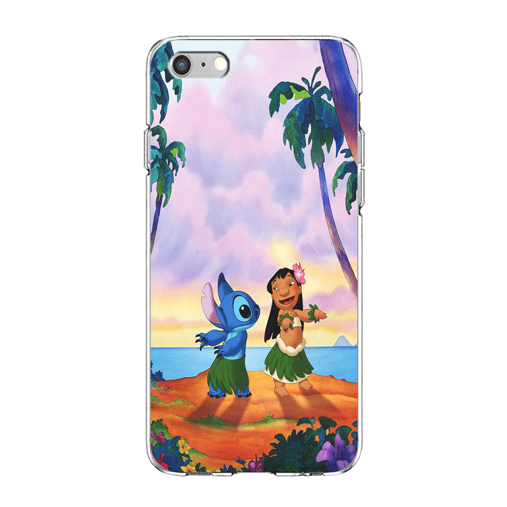 Lilo and Stitch Dancing iPhone 6 | 6s Case-Phone Case-Clear Soft Case-Altracase
