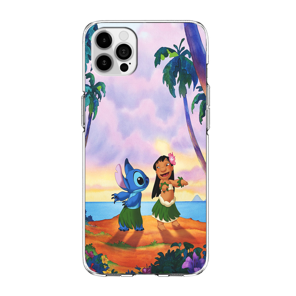 Lilo and Stitch Dancing iPhone 15 Pro Case-Phone Case-Clear Soft Case-Altracase