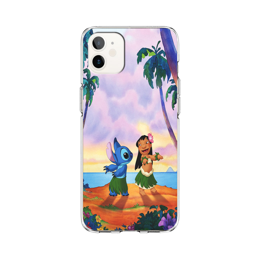 Lilo and Stitch Dancing iPhone 11 Case-Phone Case-Clear Soft Case-Altracase