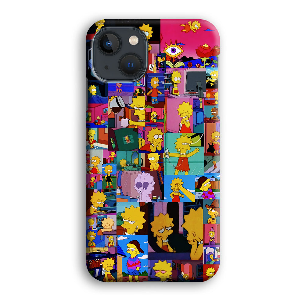 Lisa Simpson Aesthetic iPhone 13 Mini Case-Phone Case-3D Case-Altracase