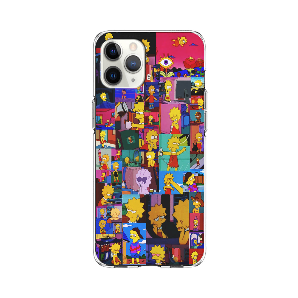 Lisa Simpson Aesthetic iPhone 11 Pro Max Case-Phone Case-Clear Soft Case-Altracase
