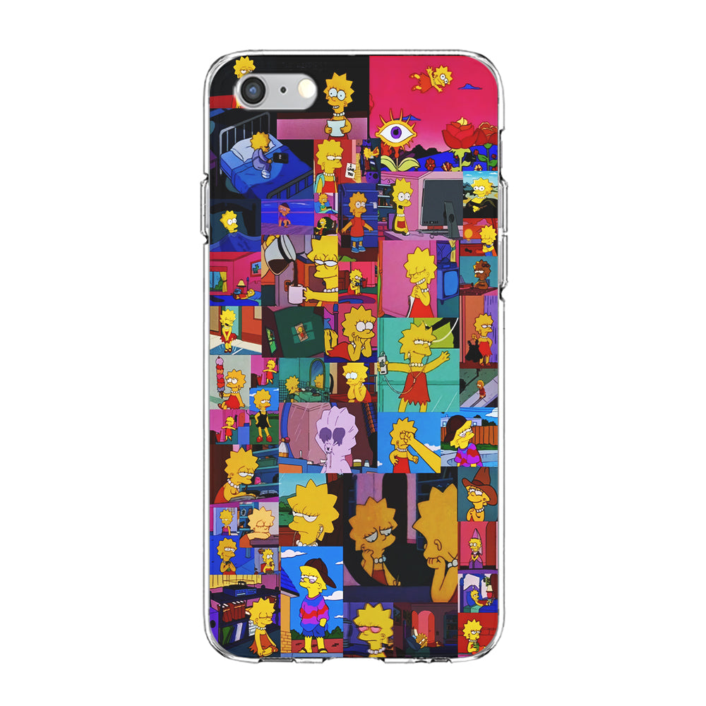 Lisa Simpson Aesthetic iPhone 6 Plus | 6s Plus Case-Phone Case-Clear Soft Case-Altracase