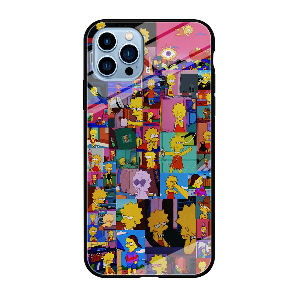 Lisa Simpson Aesthetic iPhone 12 Pro Max Case-Phone Case-Tempered Glass Case-Altracase